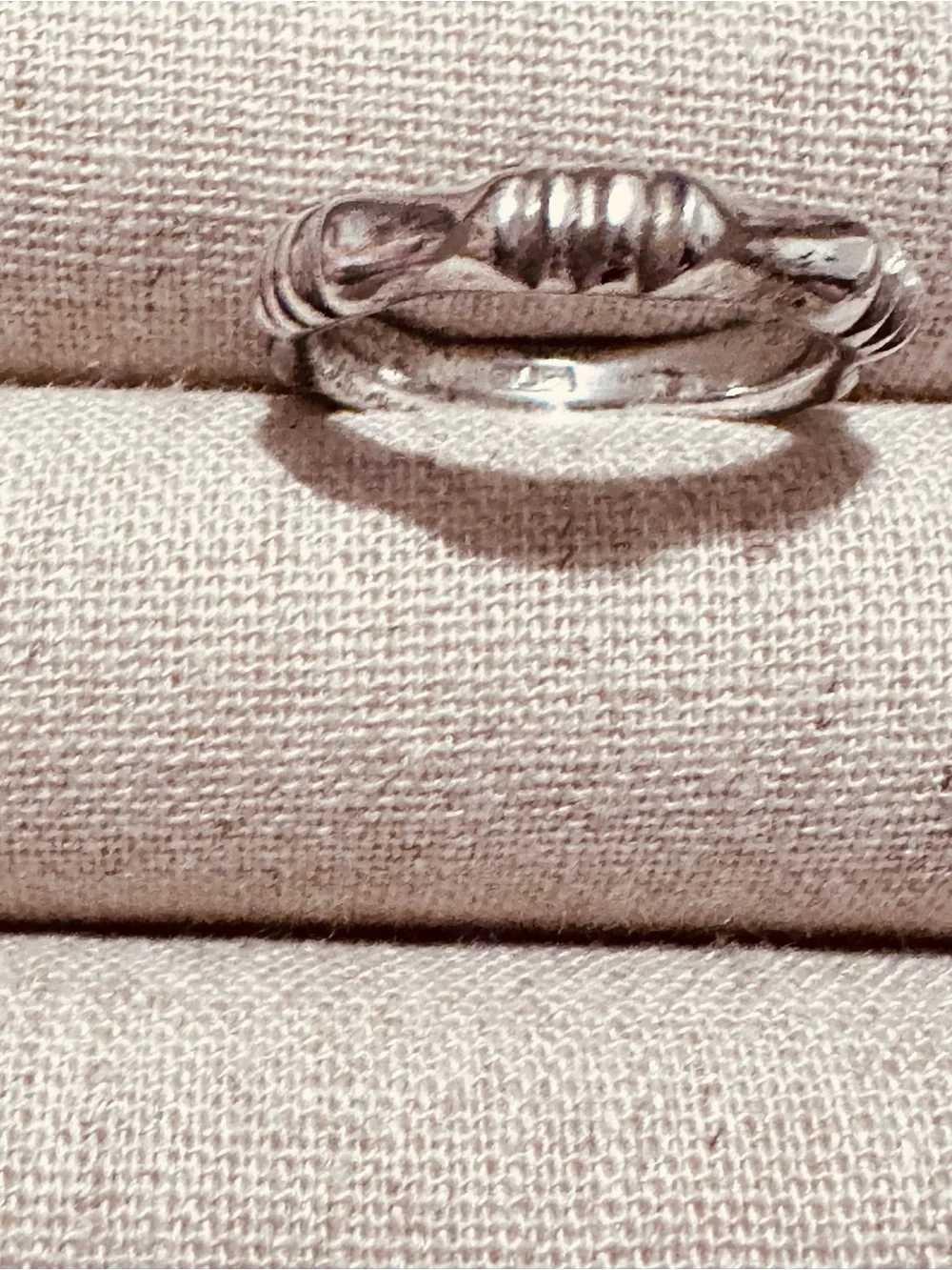 Vintage | Ring | Bamboo Silver Band